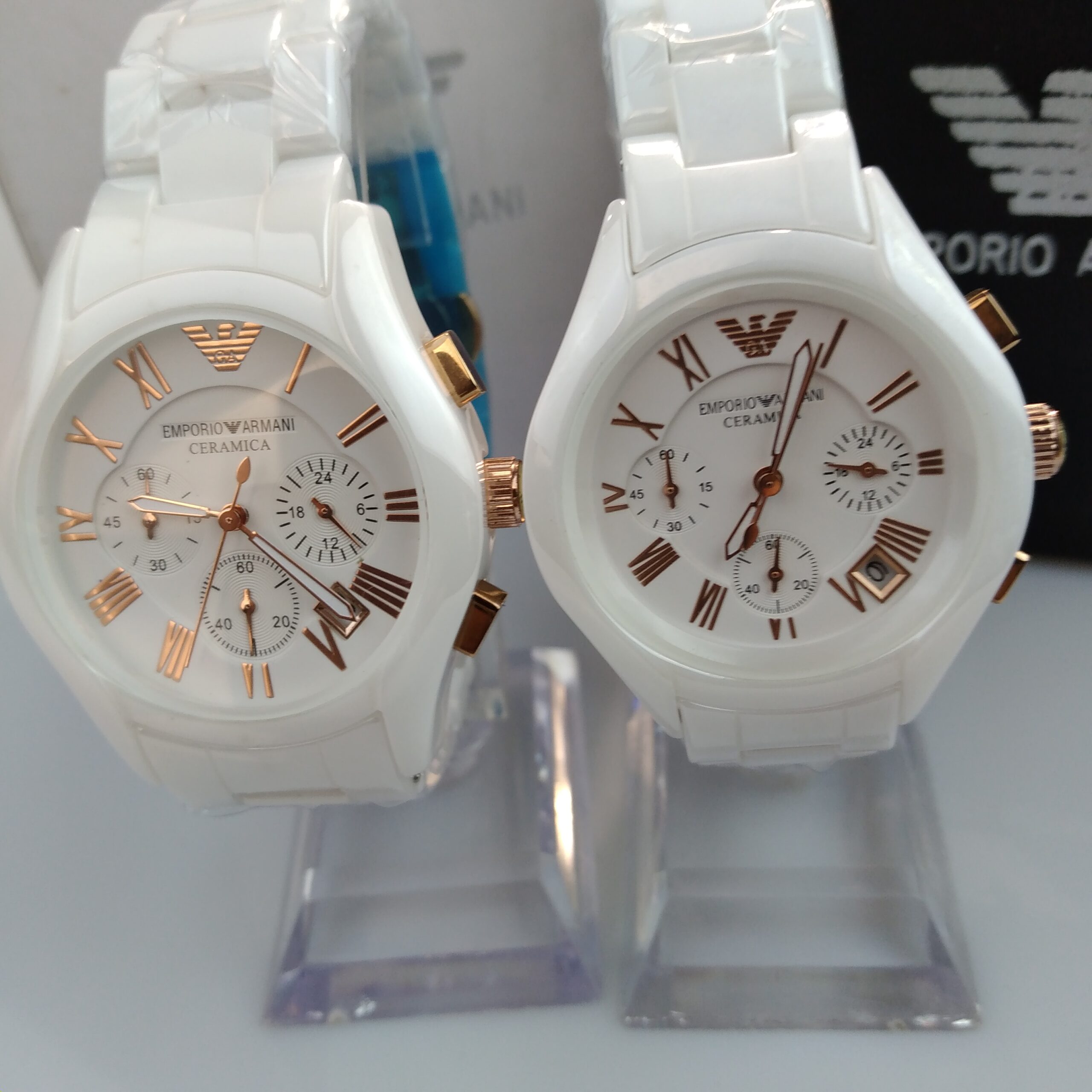 EMP ARM White Ceramic Couple Wrist Watch – Exquisites Stores NG